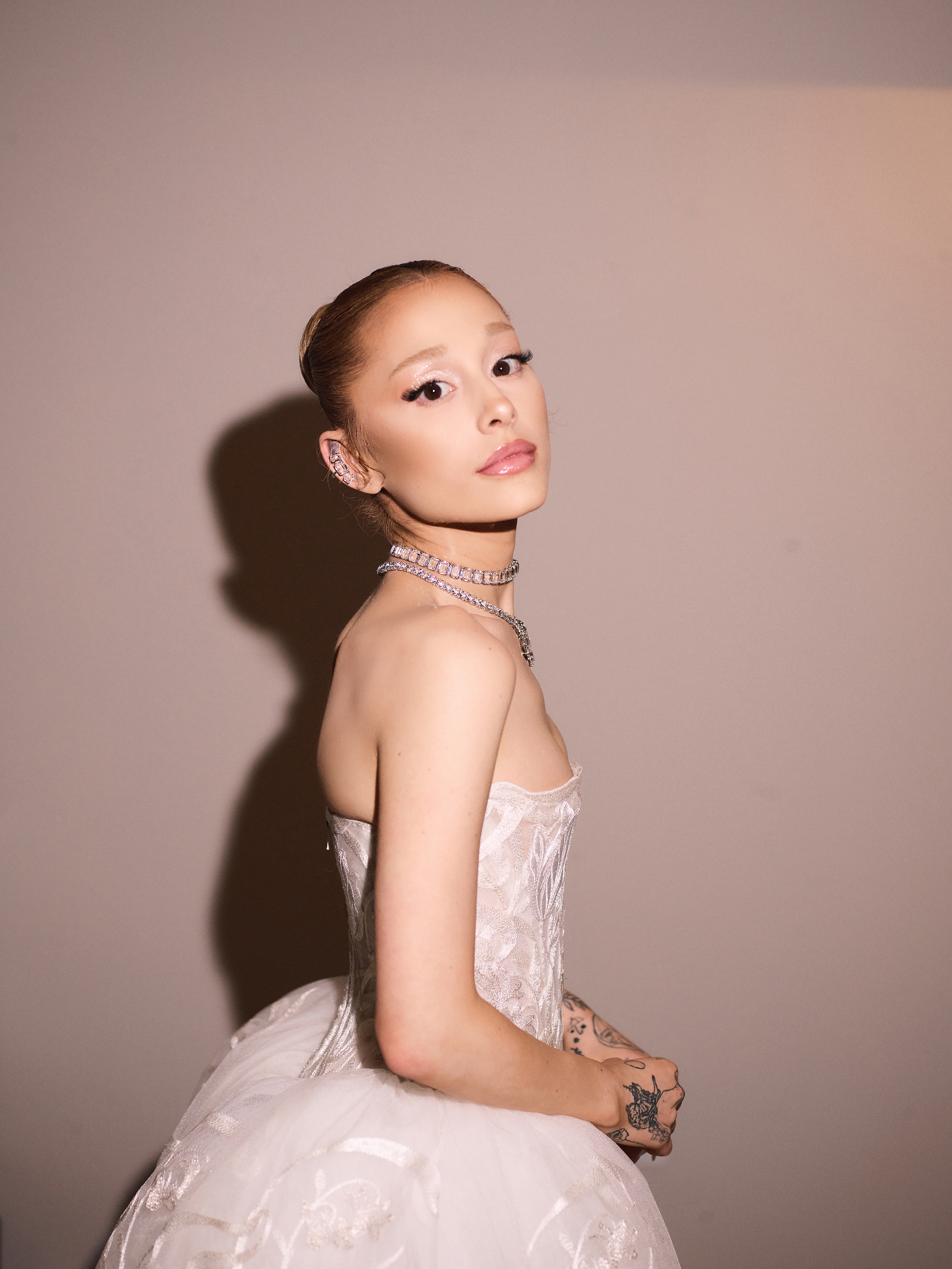 Ariana Grande initially auditioned for both witch roles in <em>Wicked,</em> but "I knew I was Glinda," she says.