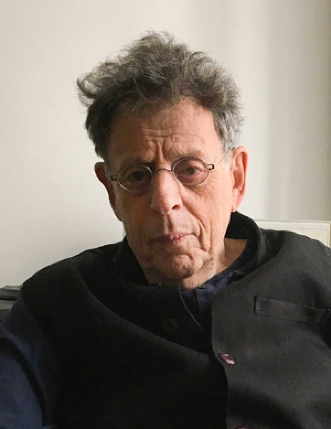 Composer Philip Glass.