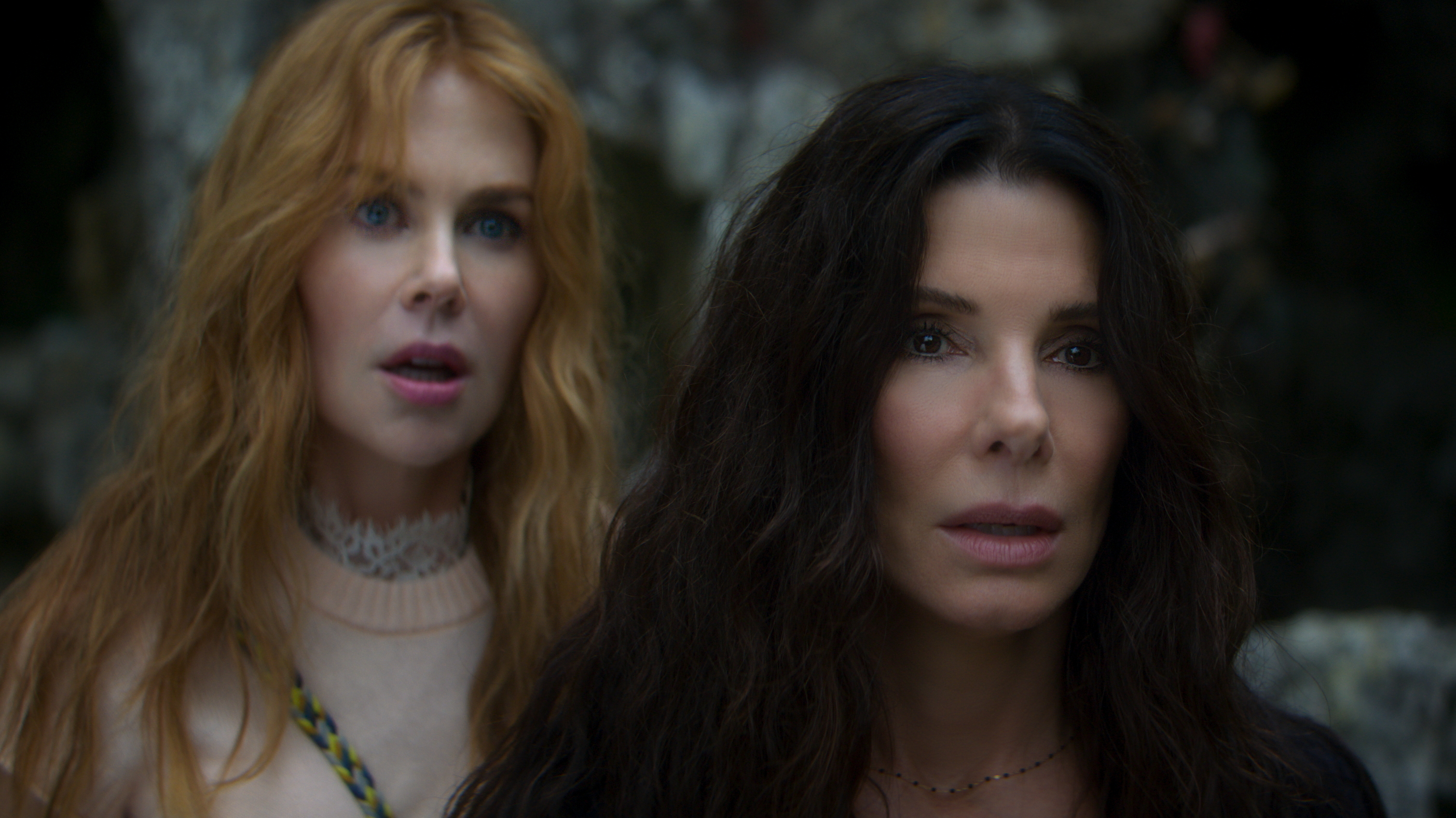 Nicole Kidman and Sandra Bullock return as sisters Gillian and Sally Owens in <em>Practical Magic 2.</em>