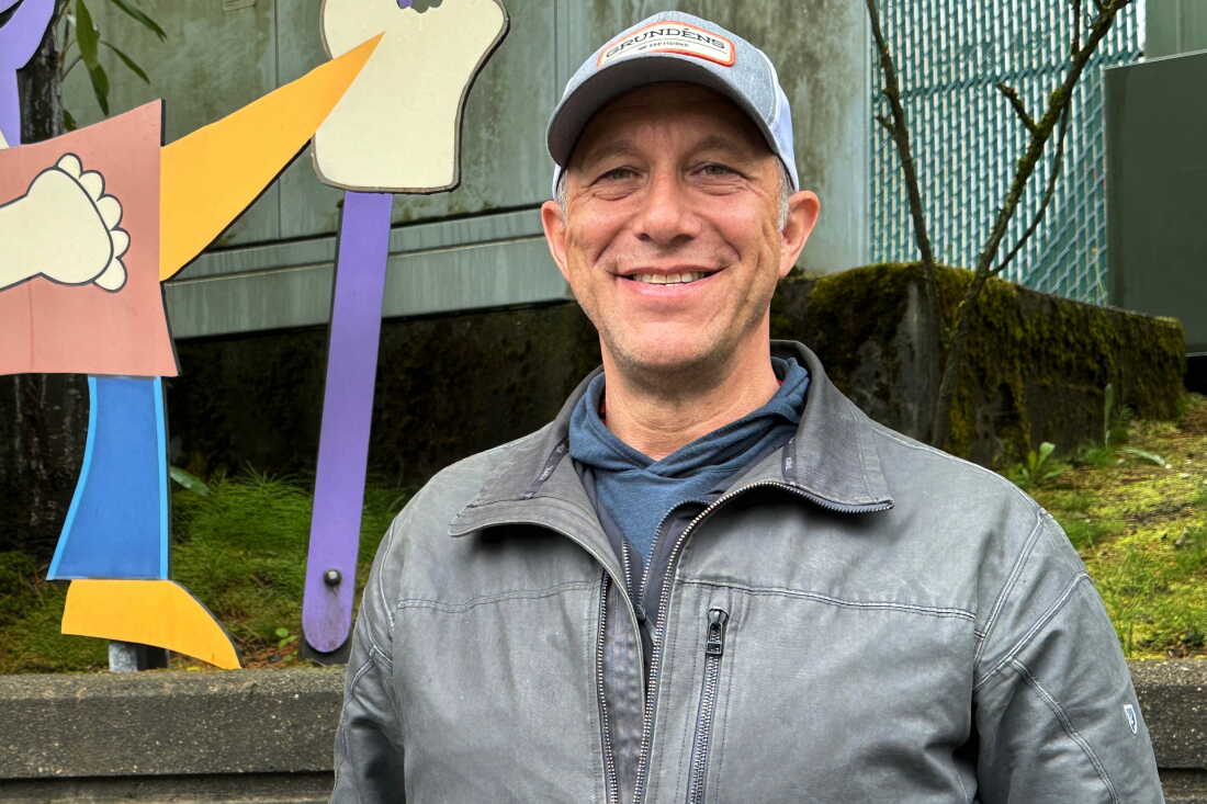 Alaska U.S. House candidate Bill Hill, an independent, poses in a park in downtown Juneau, Alaska, on June 4, 2026.