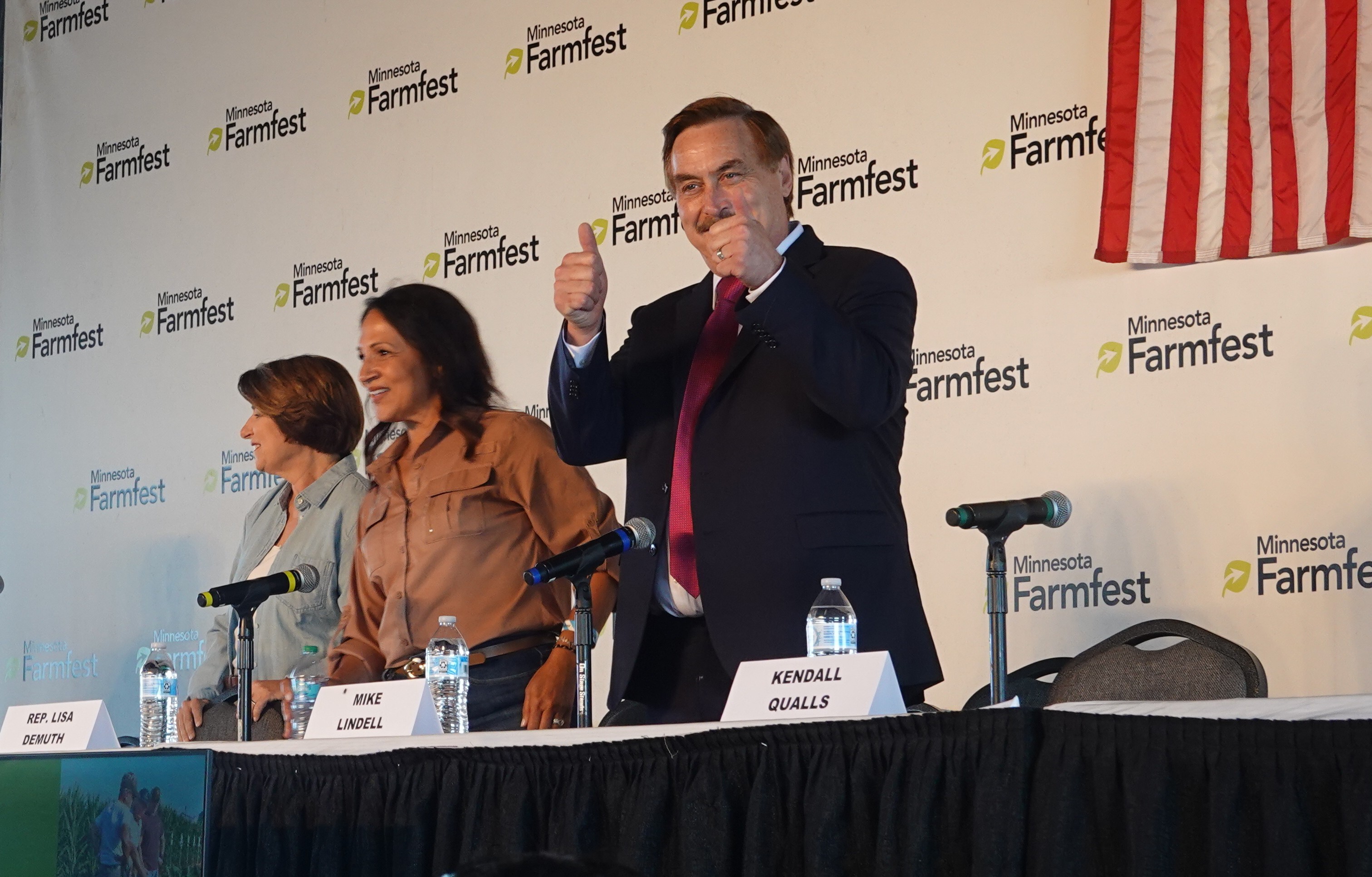 Mike Lindell touts Trump ties in race for governor of Minnesota, where Trump has lost