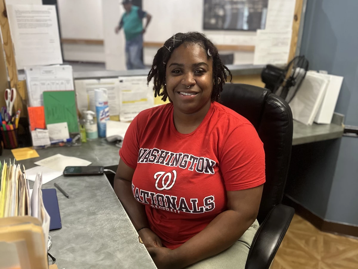 Raquel Richardson learned she was at dangerously high risk for a stroke after getting her blood pressure checked by the Neighborhood Nursing team in the lobby of the apartment building where she works in East Baltimore. Nurse Tiffany Riser quickly helped get Richardson into urgent care and onto a new medication. 'We need more people like her,' Richardson says of Riser.
