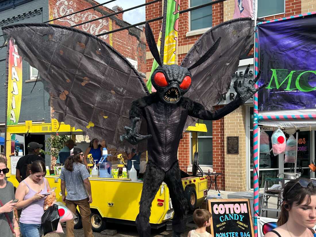 The Mothman Festival is a big draw for Point Pleasant, W.Va.