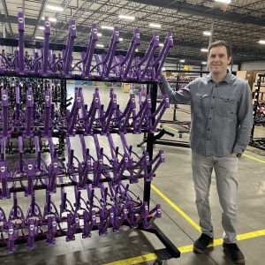 Guardian Bikes began building its own bicycle frames in the U.S. last year. CEO Brian Riley says it's allowed the company to respond more quickly to changes in demand.