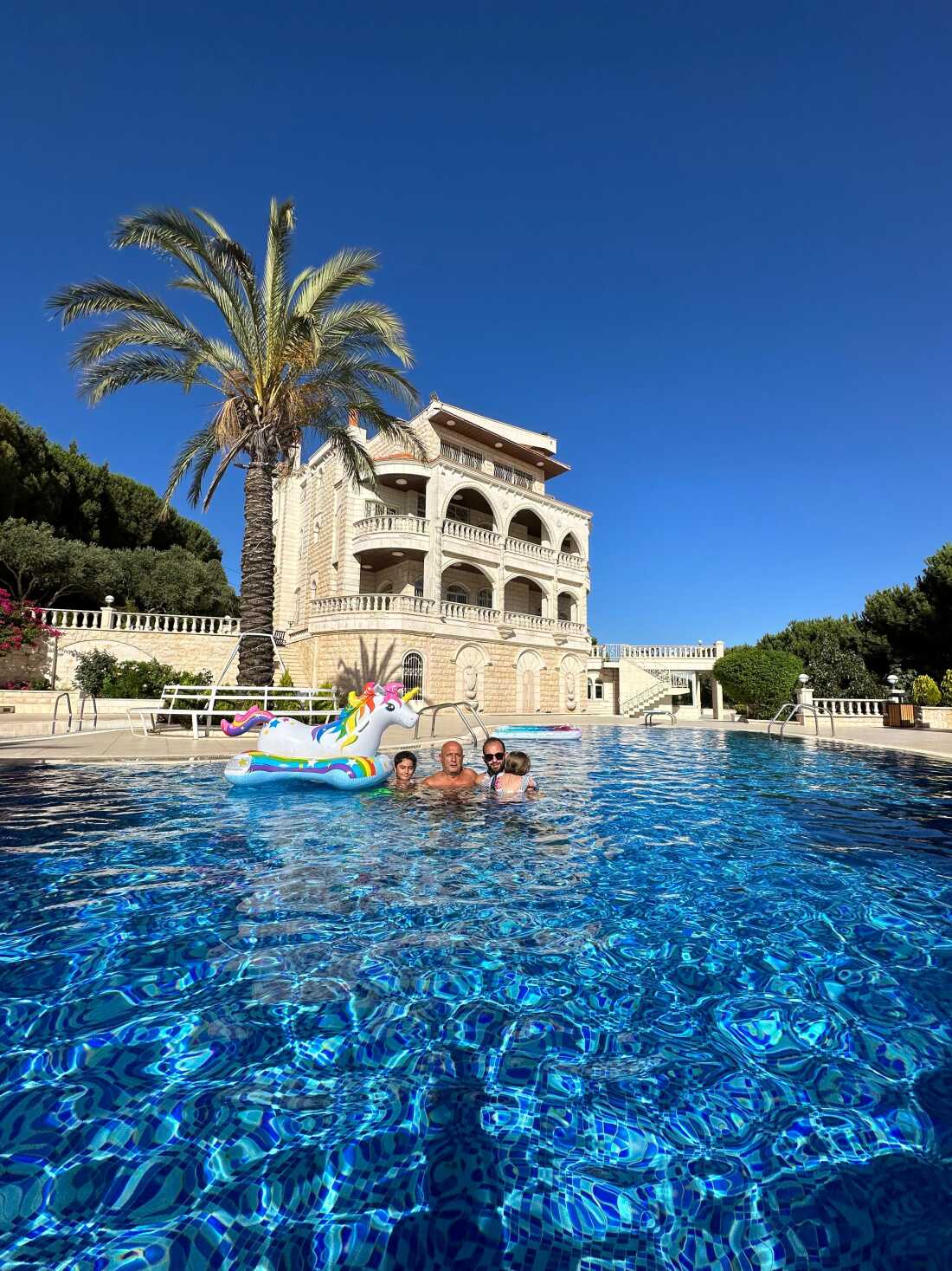 Qasem Fares house says he spent more than $10 million building the four-story house and spent every summer there with his children and grandchildren. There was a swimming pool, a cinema, gyms and guest chalets - tangible proof in his home country that he had made good. It was all demolished.