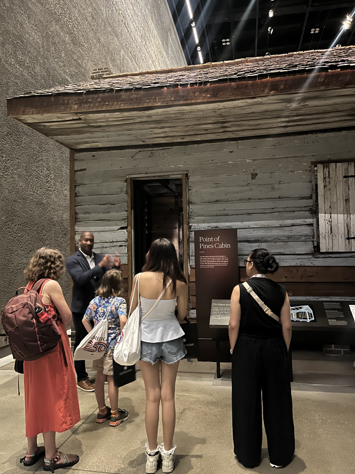 Students participating in America's Field Trip visit the National Museum of African American History and Culture.