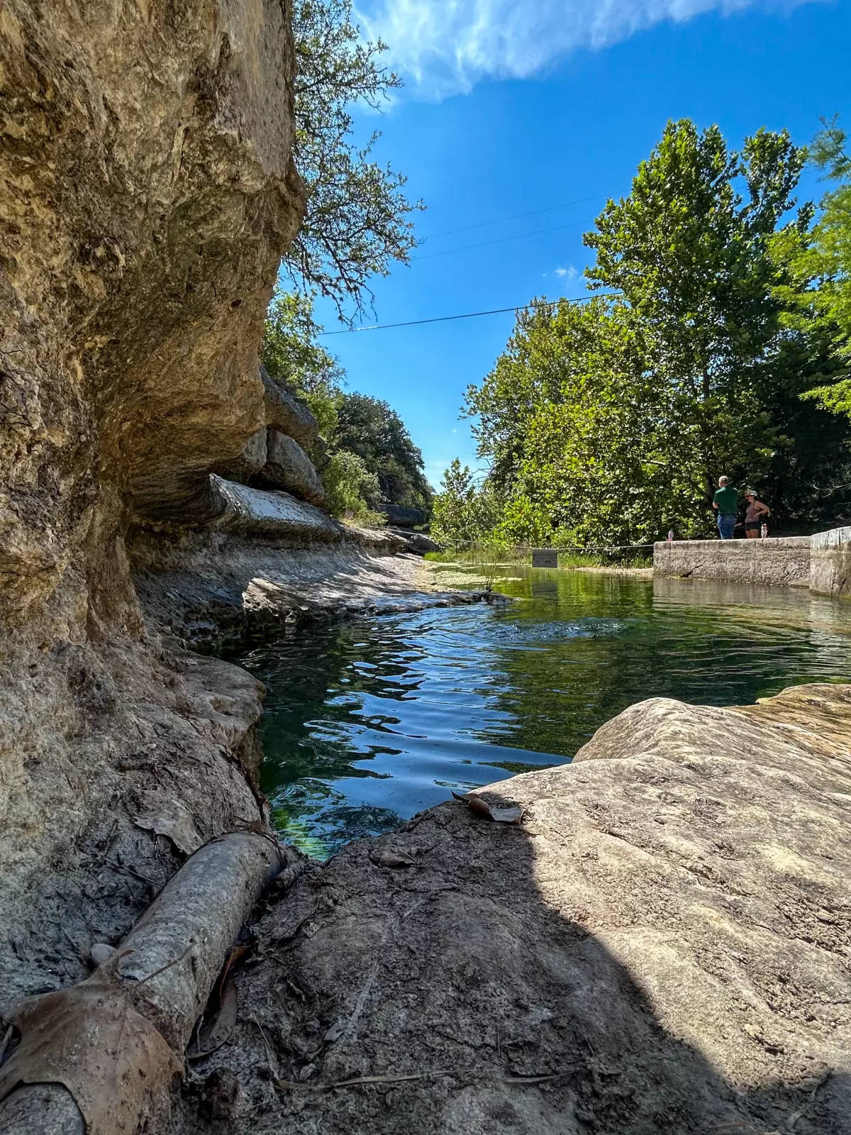 Jacob's Well as it looks after recent flooding in July.