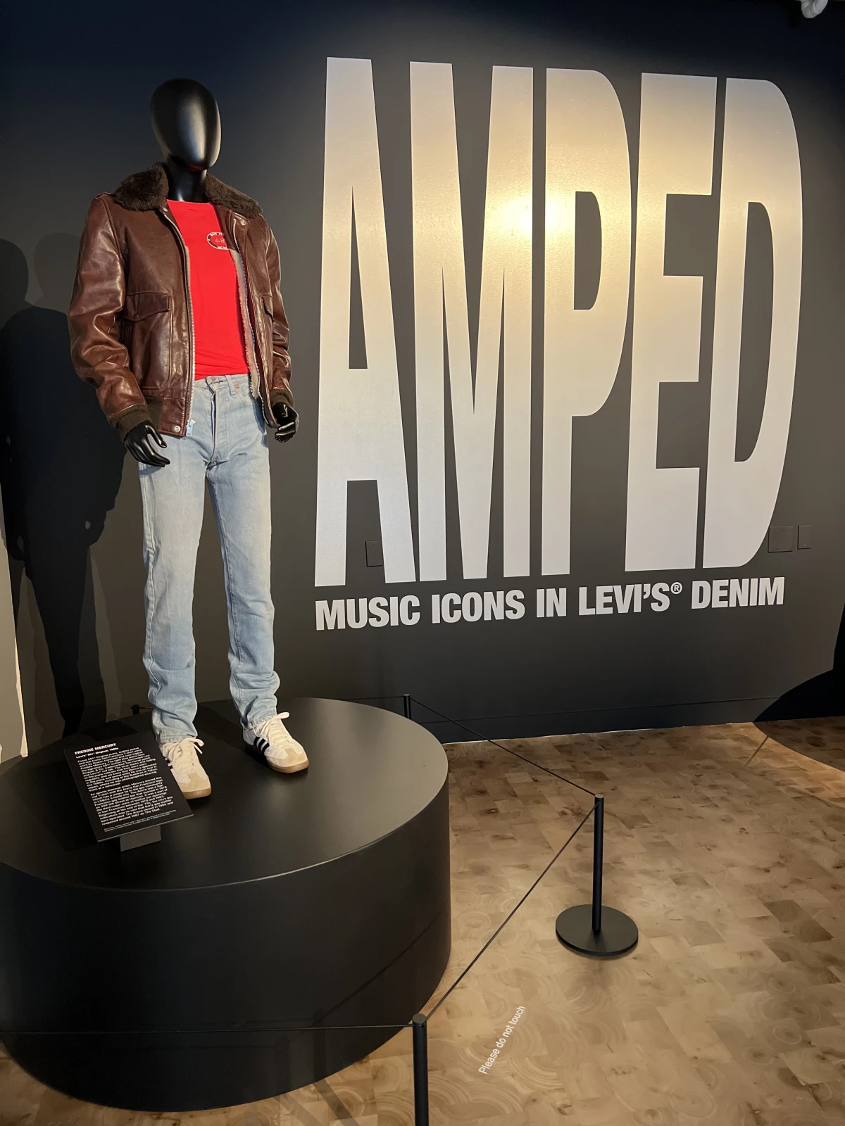 Freddie Mercury's 1980s 501 Original jeans hint at the Queen frontman's tidiness.