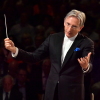 Michael Tilson Thomas conducts a performance of Copland's Appalachian Spring by The Boston Symphony Orchestra in Lenox, Mass. in 2018. Thomas, who led the San Francisco Symphony for 25 years, was diagnosed with a brain tumor in 2021.