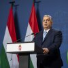 Hungarian Prime Minister Viktor Orbán speaks during his annual international press conference in Budapest, Hungary, Saturday, Dec. 21, 2024.