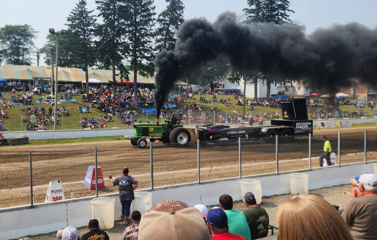 Since 1946, thousands of spectators have flocked to the small hamlet of Langford, near Buffalo N.Y., for the annual tractor pull, which is the longest-running competition of its kind in America.