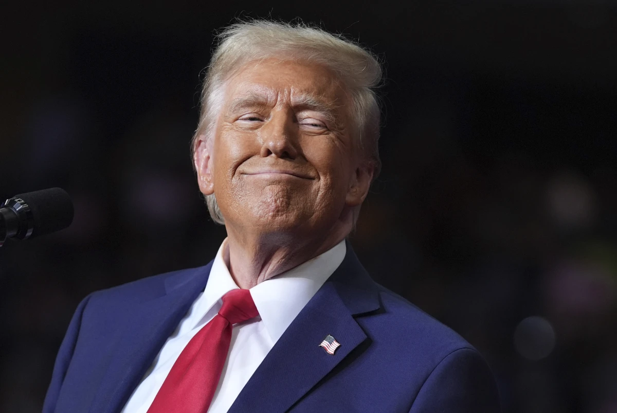 Donald Trump speaks at a campaign rally in Pittsburgh, Pa. in November.