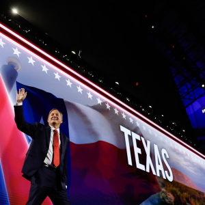 Texas Republican Senate candidate, Texas Attorney General Ken Paxton walks on stage on the first day of the 2026 Republican National Convention on Sept. 9, 2026 in Dallas, Texas.