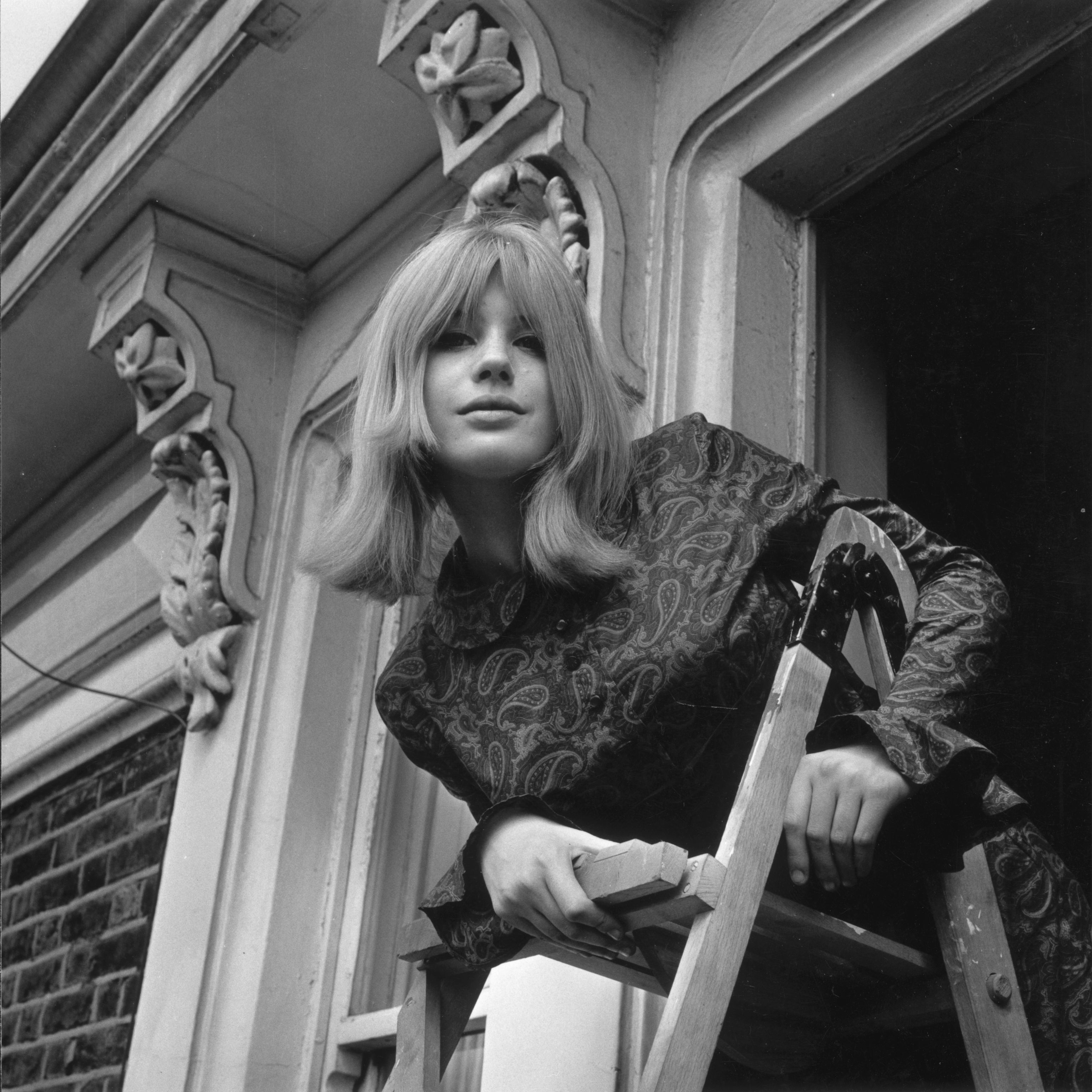 English singer, actress and 60s icon Marianne Faithfull.