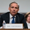 Kelly Ortberg, President and Chief Executive Officer, The Boeing Company, testifies before the Senate Committee on Commerce, Science, and Transportation hearing to examine restoring Boeing's status as a great American manufacturer, focusing on safety first, on Capitol Hill in Washington, Wednesday, April 2, 2025.