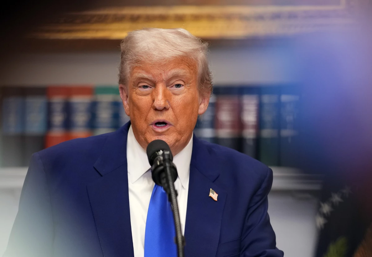 President Trump speaks during a press conference in the Roosevelt Room of the White House on Monday. Trump has said Republicans should 'probably not' raise taxes on high earners, 'but I'm OK if they do!!!'