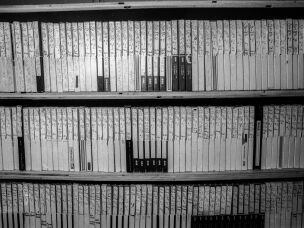 Grateful Dead tapes at Club Front, the Grateful Dead's rehearsal studio in San Rafael, Calif., in 1992.