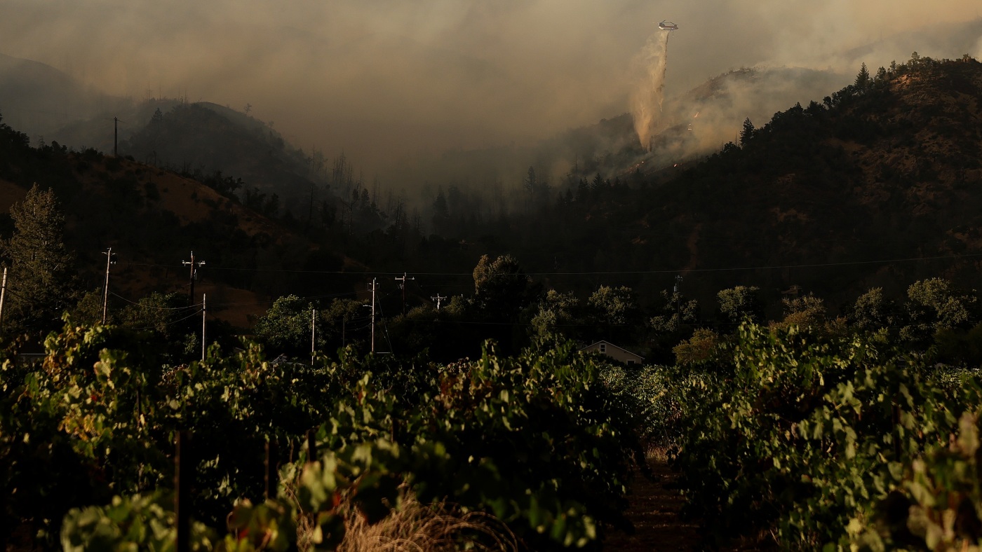 Wildfire in California wine country forces thousands to evacuate : NPR Wildfire in California wine country forces thousands to evacuate : NPR