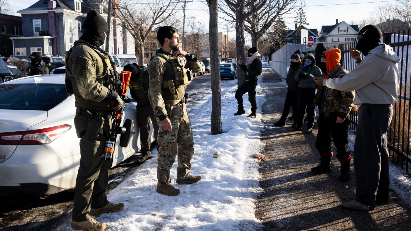 In photos: A week of protests against ICE : The Picture Show : NPR