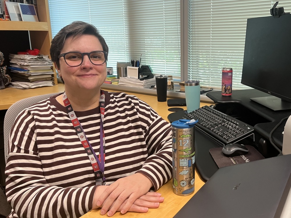 Carla Wale, the director of the Gallagher Law Library at the University of Washington School of Law, is developing optional AI ethics training for law school students. (NPR)