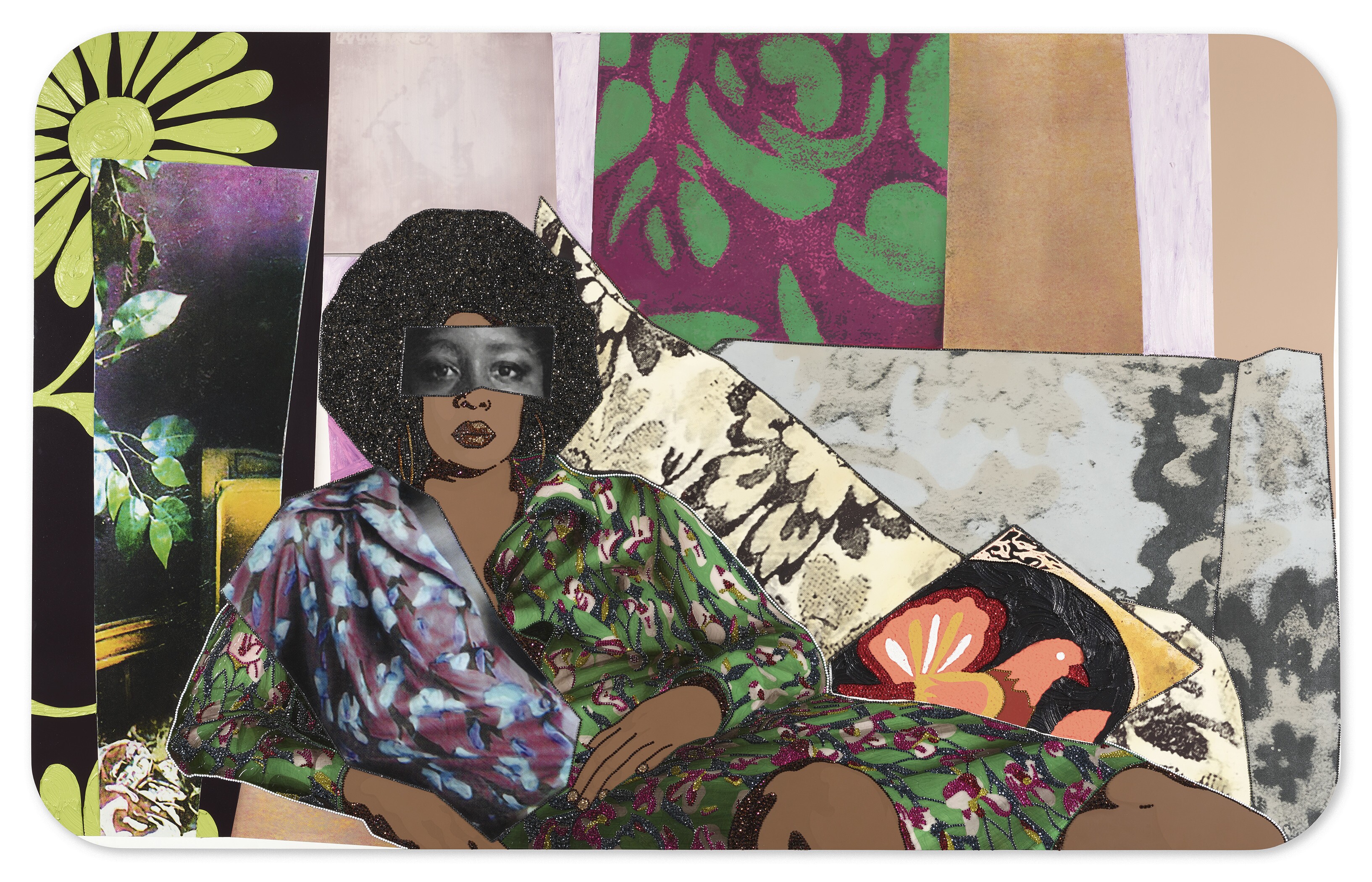 Mickalene Thomas makes art that 'gives Black women their flowers'