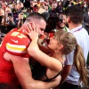 Travis Kelce and Taylor Swift celebrated publicly after the Kansas City Chiefs won the 2024 Super Bowl.