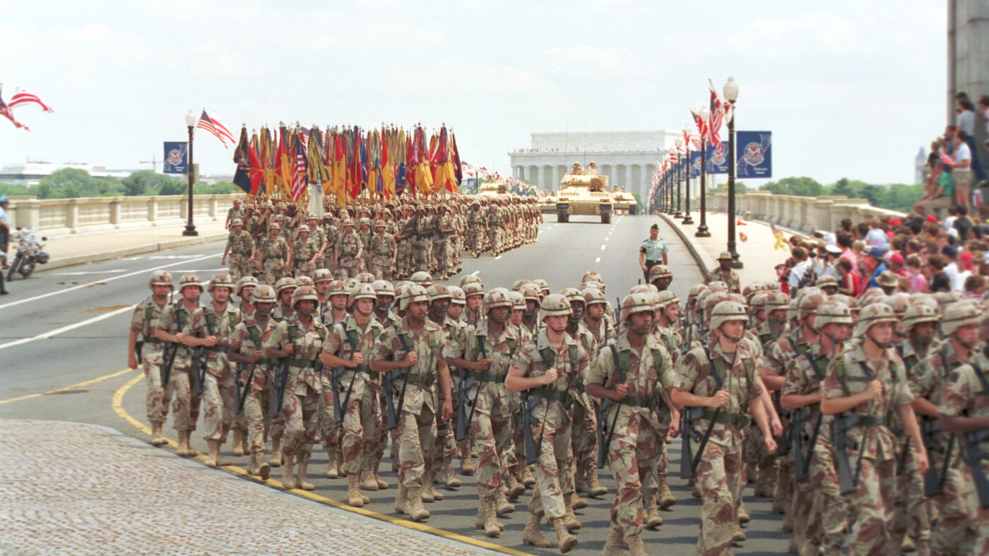 Military Rally Saturday's military parade will be the first in D.C. since 1991's ...