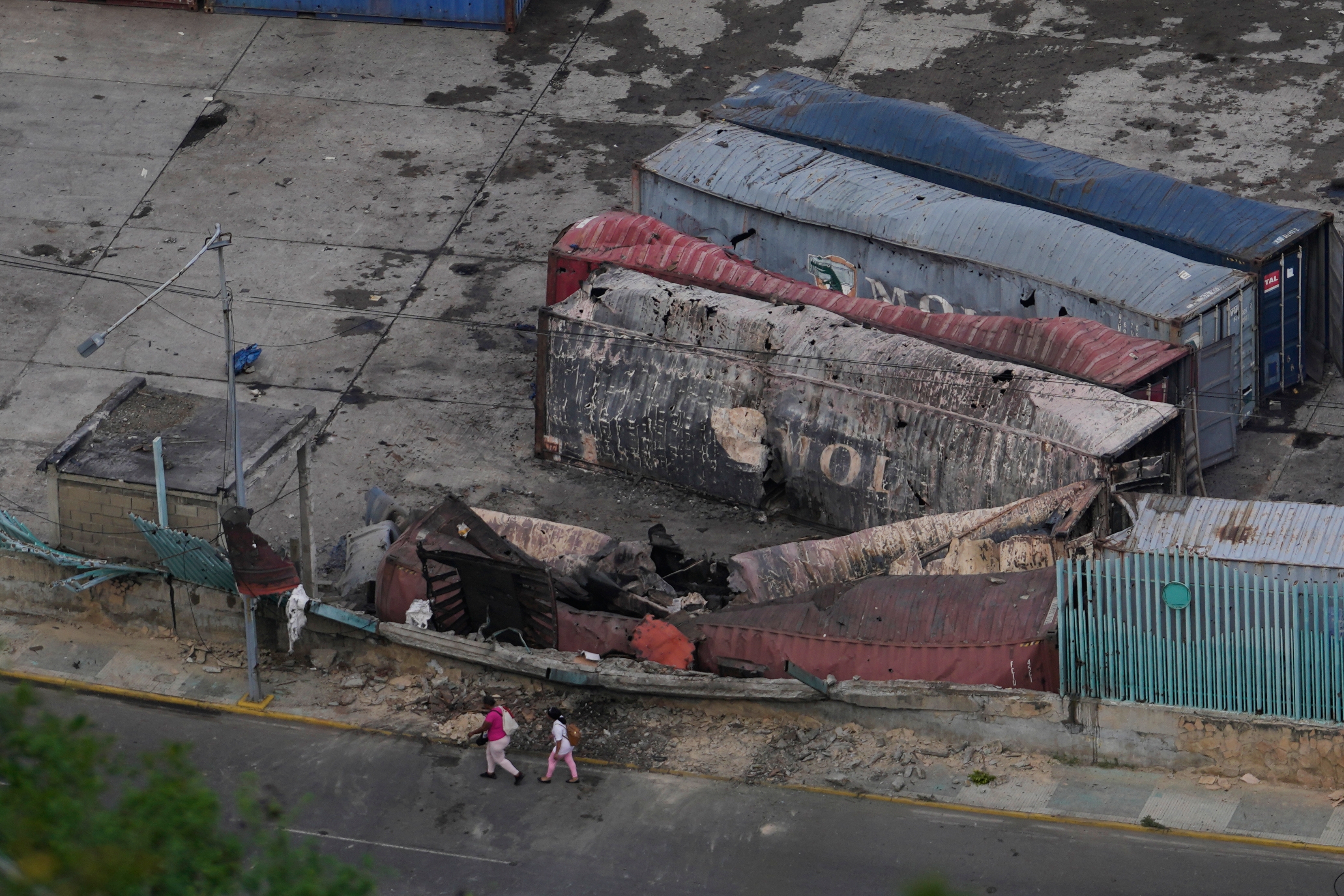 Photos: Aftermath of strikes in Venezuela