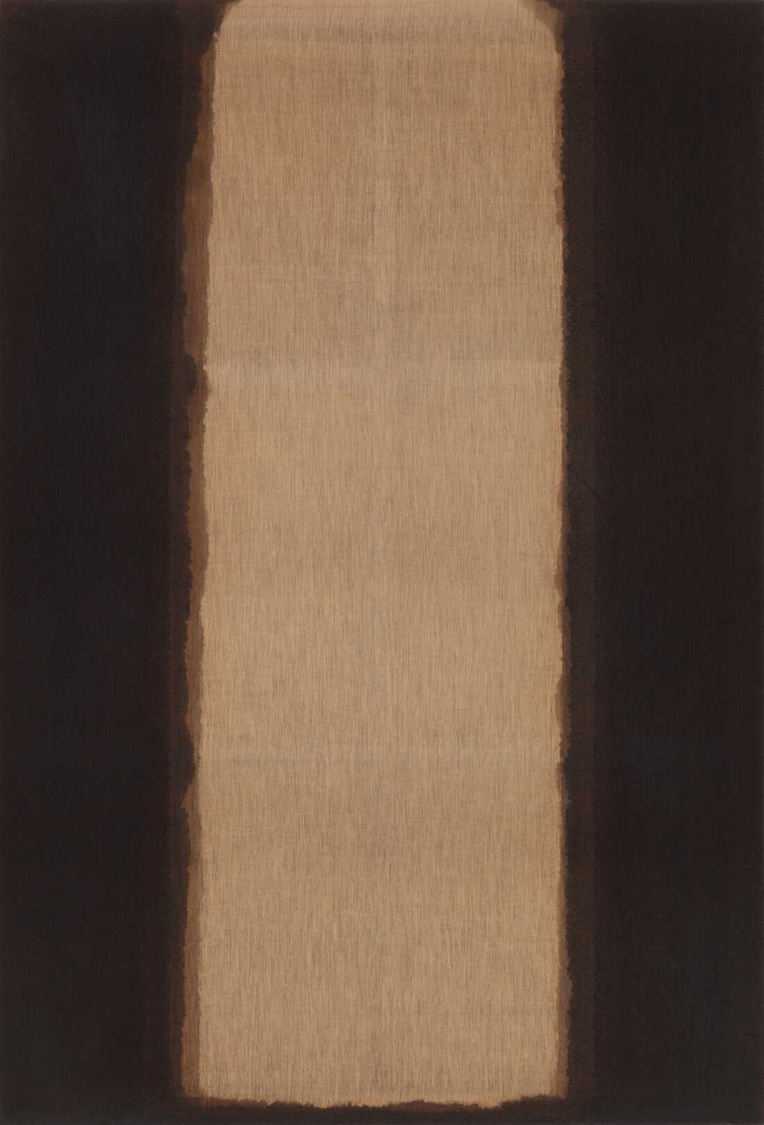 Blue-Umber '79-C6 by Yun Hyong-keun is featured in the exhibition.