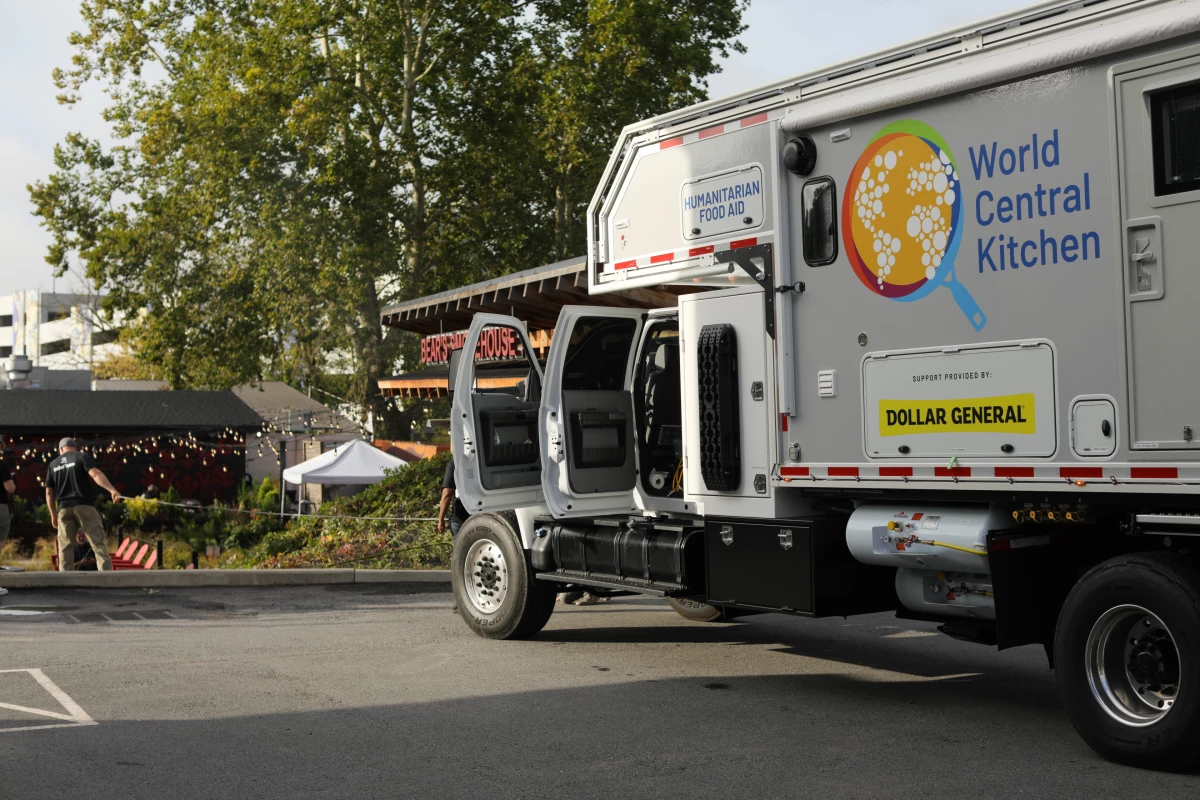 Word Central Kitchen has partnered with Bear's Smokehouse BBQ to help provide meals for the Asheville, N.C., community.