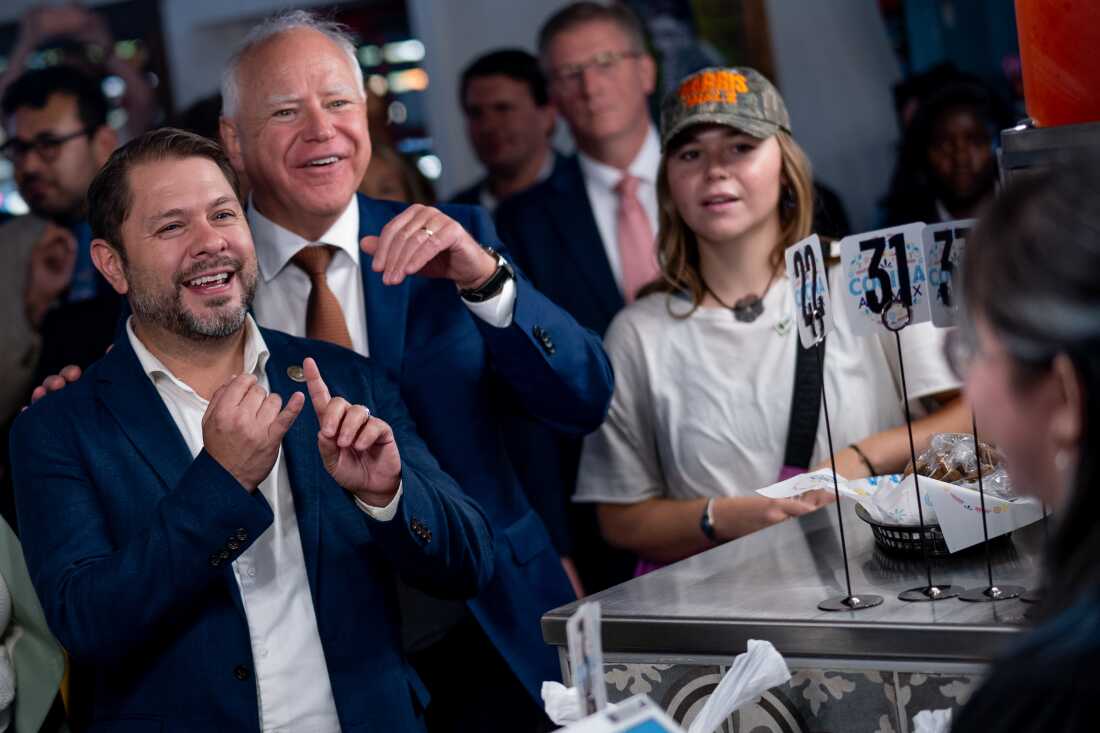 Who is Hope Walz? Minnesota's first daughter big part of dad's speech : NPR