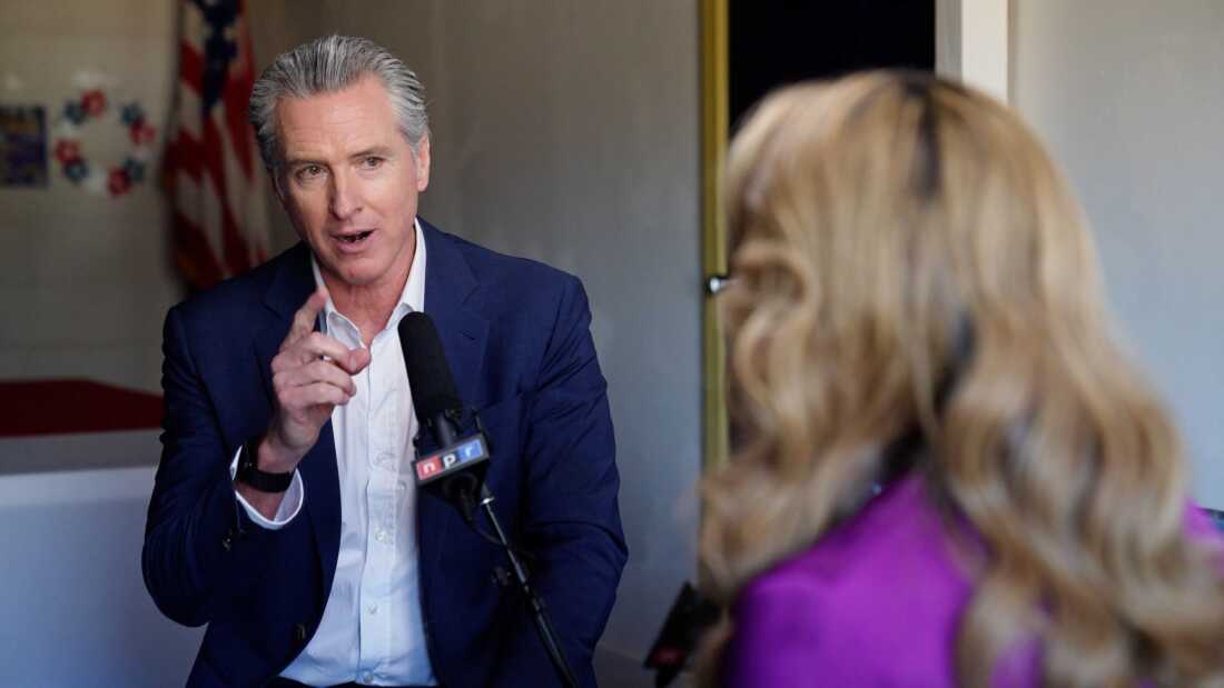 Gavin Newsom says the Democratic party “must fight fire with fire” : Consider This from NPR : NPR