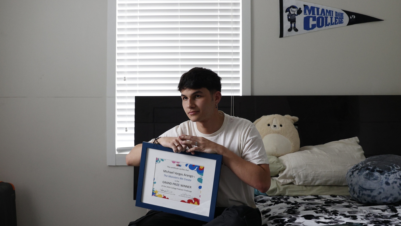 NPR college podcast winner opens up about mental health : NPR