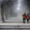 Employees of the Codelco's Chuquicamata copper mine work in Calama in Chile's Antofagasta province, on April 11, 2023.