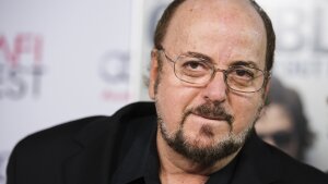 FILE - James Toback arrives at the 2014 AFI Fest "The Gambler" Nov. 10, 2014, in Los Angeles.