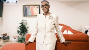 Shirley Hopkins, a retired National Institutes of Health employee