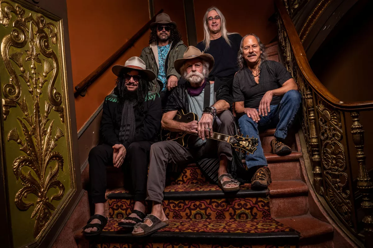 Don Was (bottom left) joined the group Wolf Bros in 2018 at the invitation of Bob Weir (center), who was looking for a more intimate format to perform the music he'd co-created with the Grateful Dead.