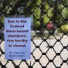 A sign on the entrance to the U.S. National Arboretum, which is closed due to the federal government shutdown.