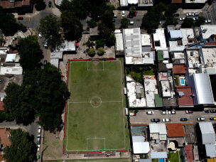A soccer field used by the Newell's Old Boys youth team, in Rosario, Argentina.