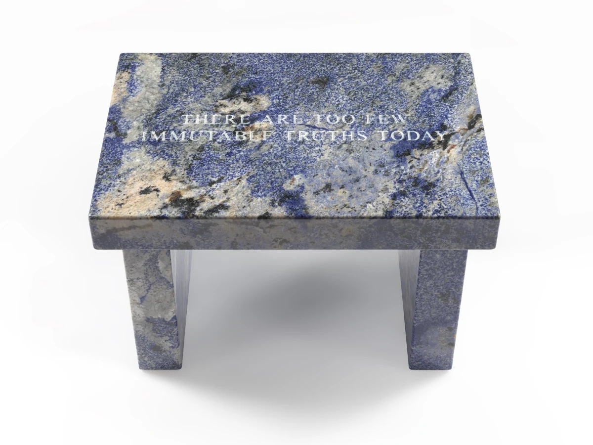 Jenny Holzer, Selection from Truisms: There are too few..., 2023.
