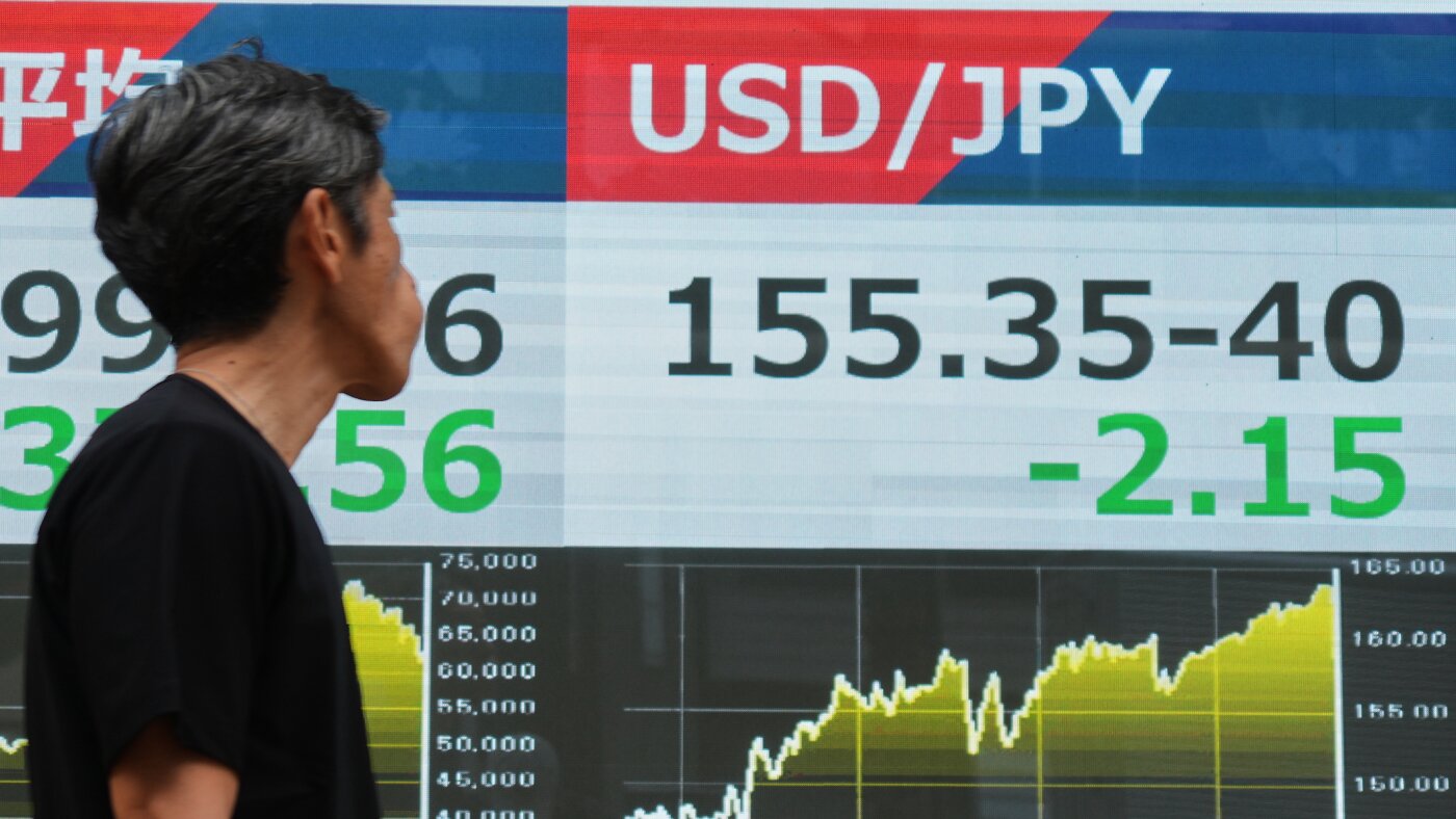 US dollar weakens sharply against the Japanese yen : NPR