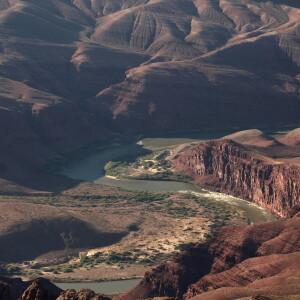 The Colorado River flows through the Grand Canyon in northern Arizona on June 16, 2026.