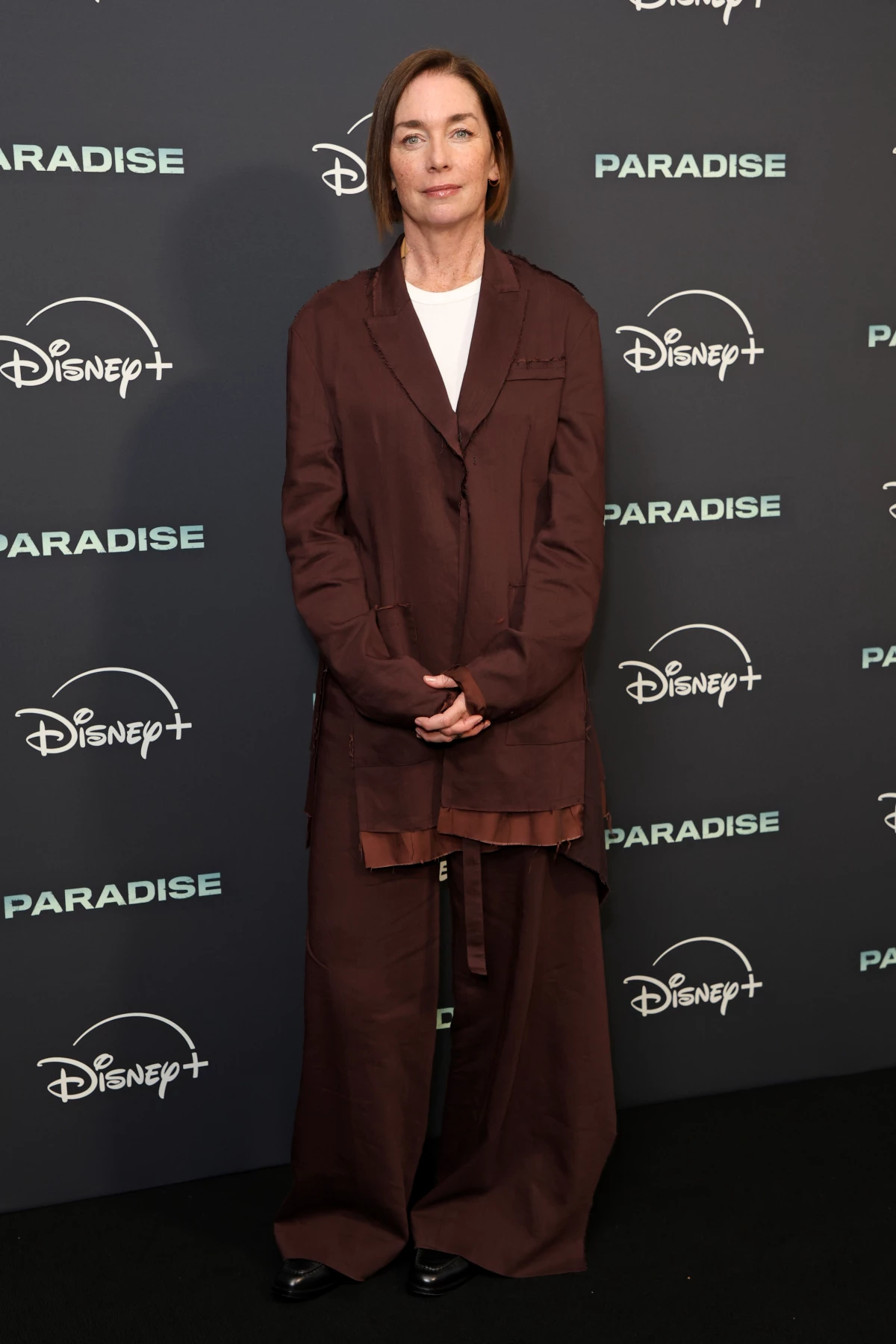 Julianne Nicholson attends the Paradise photo call at the Corinthia hotel in London in January.