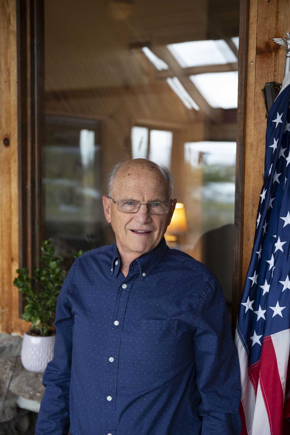 Choir member Jan Tuin, who helped found the first community singing group in the area, at his home in Hotchkiss, Colo.