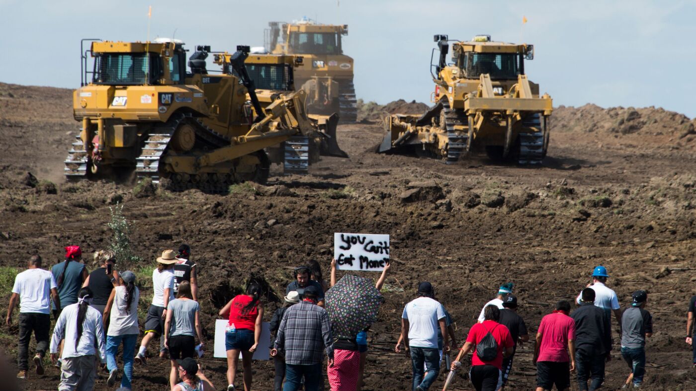 Greenpeace owes millions of dollars for Dakota pipeline protest : NPR