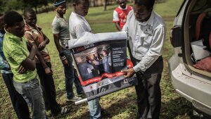 South African boys from a rural area in the KwaZulu Natal province are briefed by an health worker from Doctors Without Borders (MSF) before undergoing medical circumcision as a form of HIV prevention on November 8, 2014 in the Mbongolwane district. The World Health Organization (WHO) says there were some 35 million people around the world living with HIV by the end of 2013, with some 2.1 million new infections during the course of that year. Sub-Saharan Africa is the most affected region, with almost 70 percent of new infections.