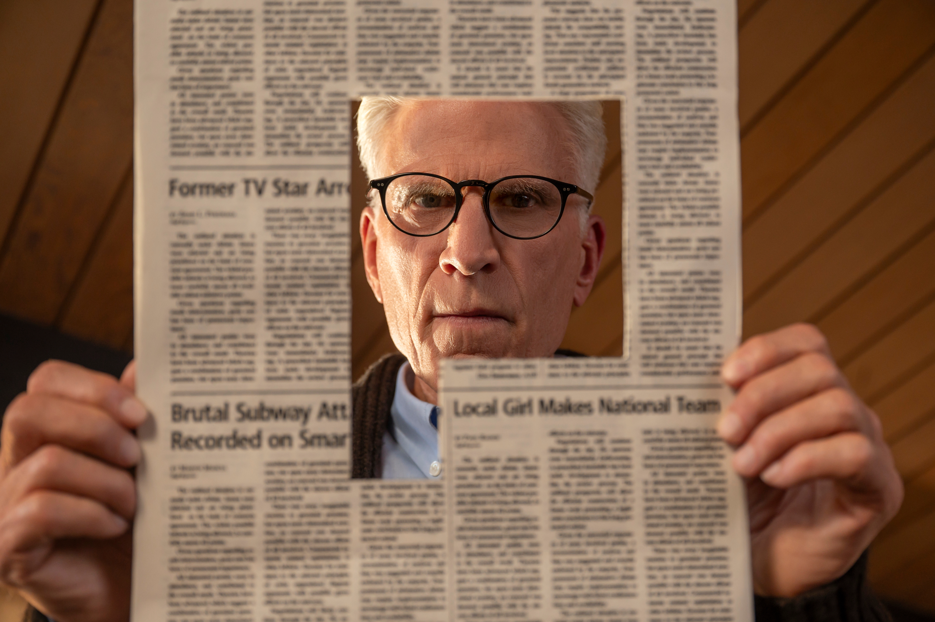 Ted Danson stars as a widowed retiree who goes undercover to solve a crime in a retirement community in<em> A Man on the Inside.</em>