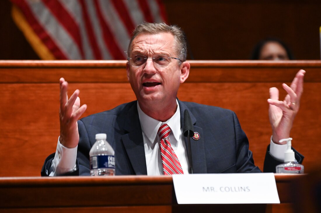 Rep. Doug Collins, a Republican from Georgia, speaks during a House Judiciary Committee hearing on June 17, 2020. President-elect Donald Trump has named Collins as his pick to lead the Department of Veterans Affairs.