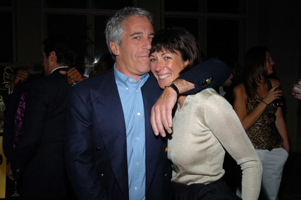 Jeffrey Epstein and Ghislaine Maxwell in 2005. (Getty Images)