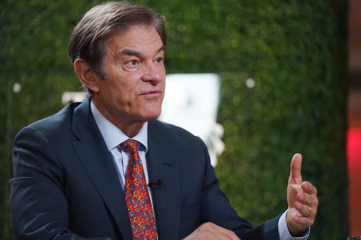 Dr. Mehmet Oz, a cardio-thoracic surgeon, has been a daytime TV talk show host and a candidate for Senate. He's pictured in September 2024 in New York City.
